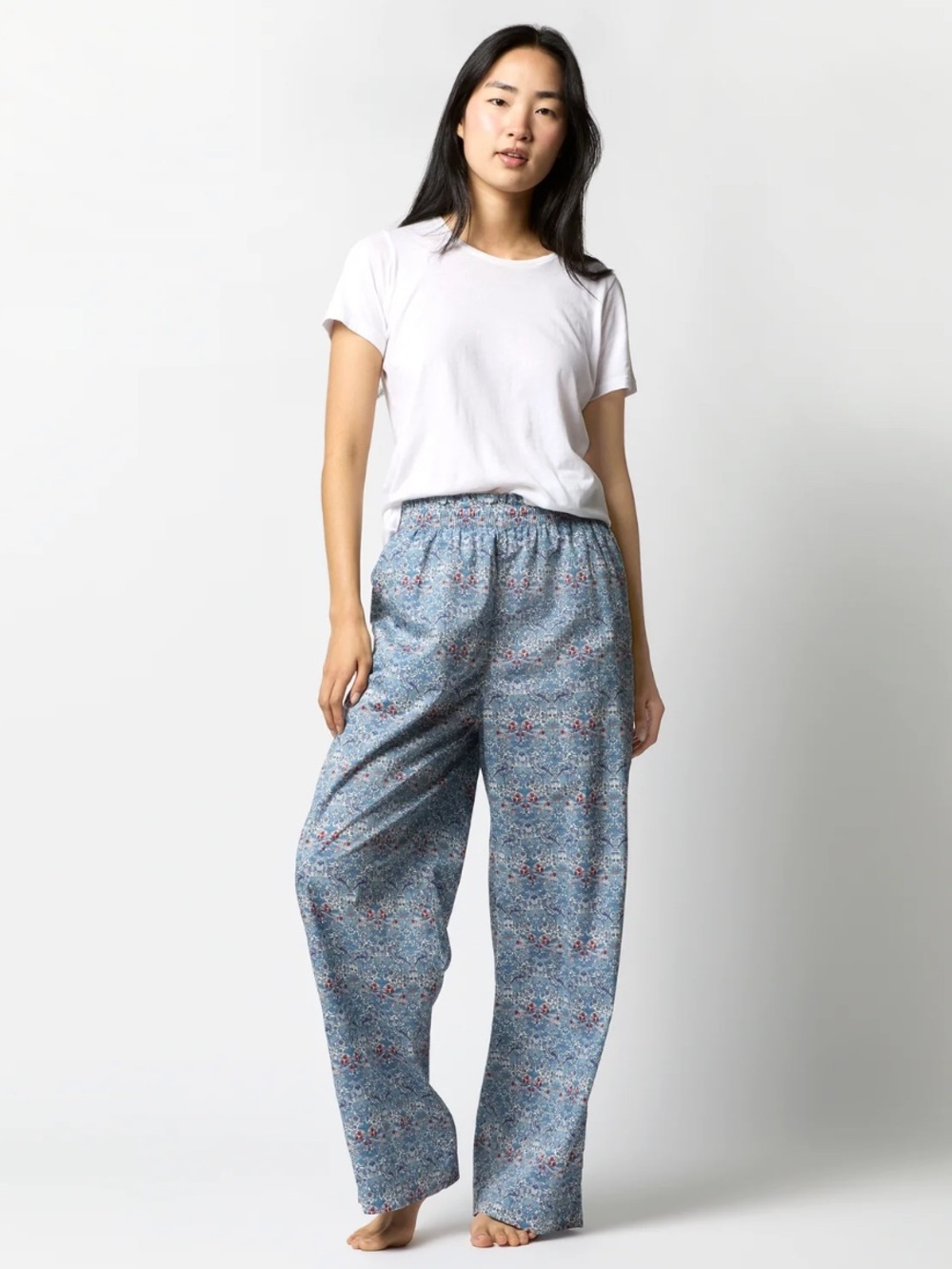 Ann Mashburn Multi Flower Liberty Pajama Pant